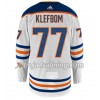 Edmonton Oilers tröja OSCAR KLEFBOM 77 Adidas Vit Authentic - NHL Tröjor Herr